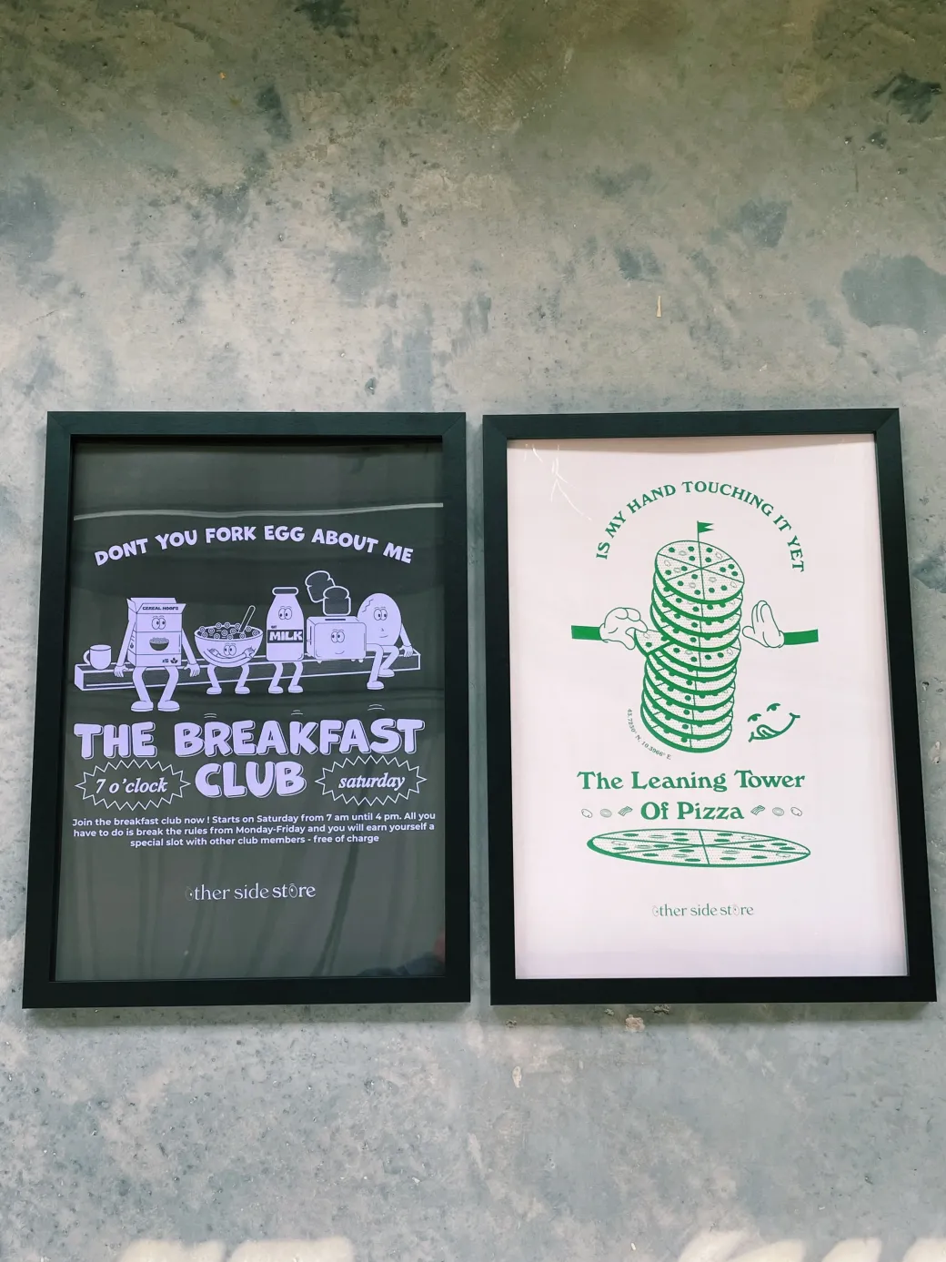 Other Side Store 'Breakfast Club' Art Print