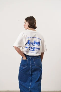Other Side Store 'Breakfast Club' Tee - White