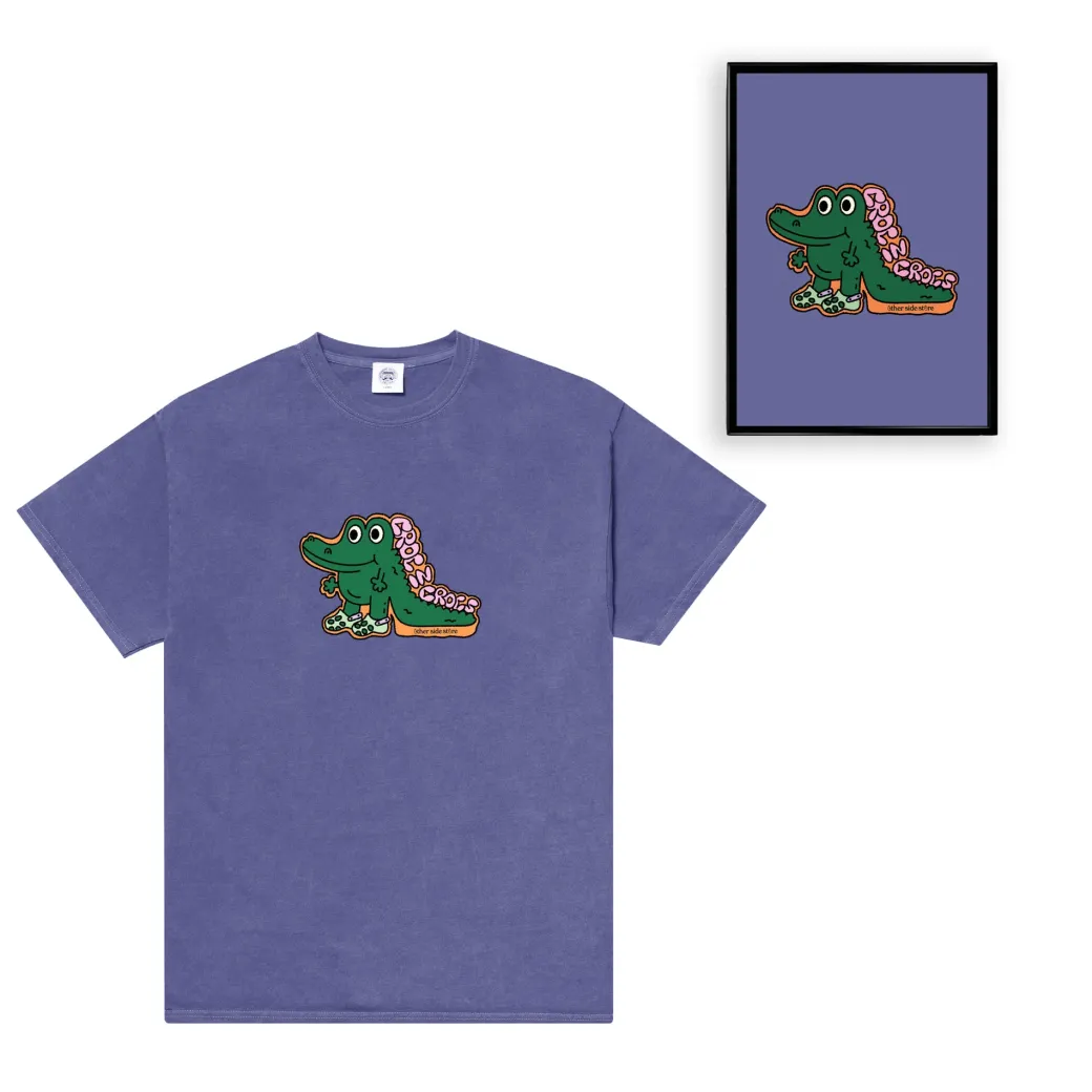 Other Side Store 'Croc In Crocs' Tee & Print Bundle