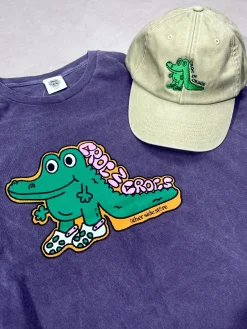 Other Side Store 'Croc In Crocs' Tee & Cap Bundle