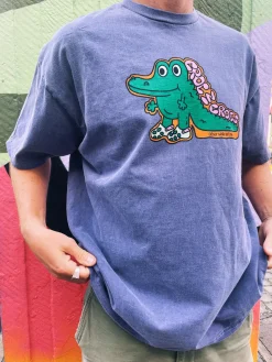 Other Side Store 'Croc In Crocs' Tee & Cap Bundle