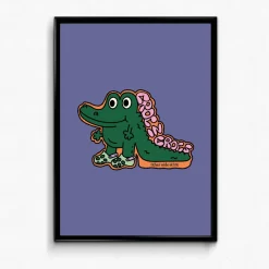 Other Side Store 'Croc In Crocs' Print