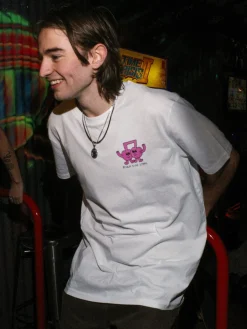 Other Side Store 'Dance and Groove' Tee - White