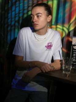 Other Side Store 'Dance and Groove' Tee - White