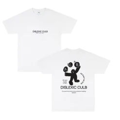 Other Side Store 'Dyslexic Club' Tee - White