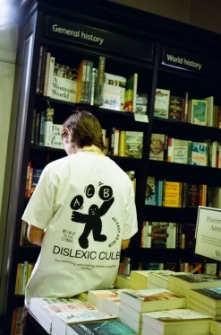 Other Side Store 'Dyslexic Club' Tee - White