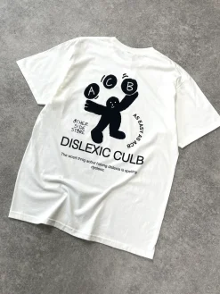 Other Side Store 'Dyslexic Club' Tee - White