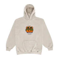 Other Side Store 'Garlic Bed' Vintage Washed Hoodie - Sand