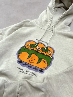 Other Side Store 'Garlic Bed' Vintage Washed Hoodie - Sand