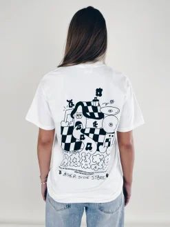 Other Side Store 'House Tunes' Tee - White