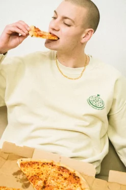 Other Side Store 'Leaning Tower' Sweater - Vintage Washed Cream