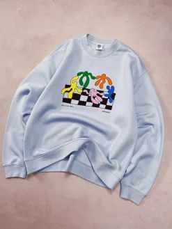 Other Side Store 'Lets Dance' Sweater - Powder Blue