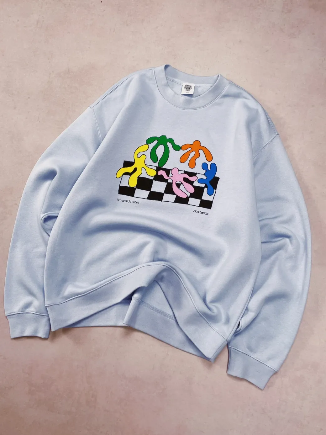 Other Side Store 'Lets Dance' Sweater - Powder Blue