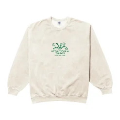 Other Side Store 'Little Thyme' Vintage Washed Sweater - Cream
