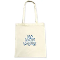 Other Side Store 'Live Laugh Linguine' Tote Bag - Natural