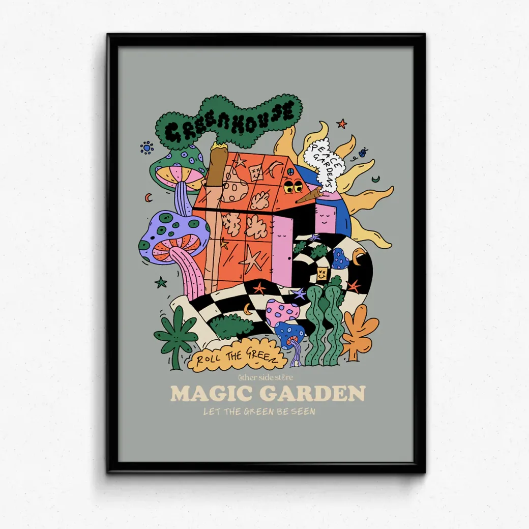 Other Side Store 'Magic Garden' Print