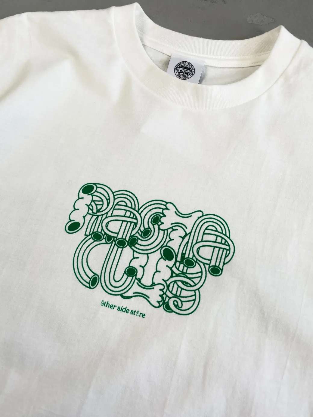 Other Side Store 'Pasta Club' Tee - White