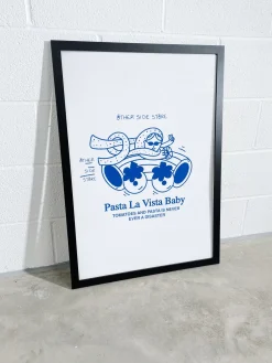 Other Side Store 'Pasta La Vista' Print
