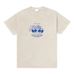 Other Side Store 'Pasta La Vista' Vintage Washed Tee - Ecru