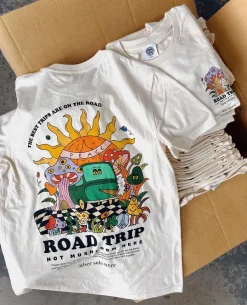 Other Side Store 'Road Trip' Organic Tee & Print Bundle
