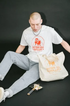 Other Side Store 'Sushi Me Rollin' Shopper Organic Tote