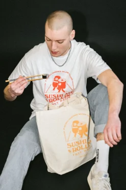Other Side Store 'Sushi Me Rollin' Shopper Organic Tote