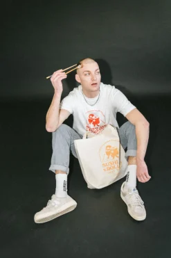 Other Side Store 'Sushi Me Rollin' Shopper Organic Tote