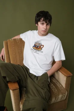 Other Side Store 'Tea on a Tee' Tee - White