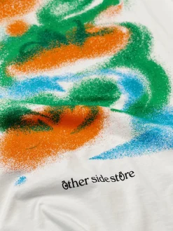 Other Side Store 'Tropical' Tee - White