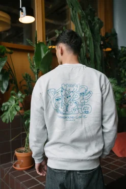 Other Side Store 'Underground Cafe' Sweater - Grey