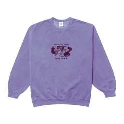 Other Side Store 'Wine, Dine &' Vintage Washed Sweater - Orchid
