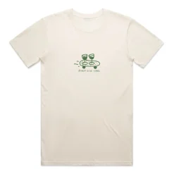 Other Side Store 'Wine Skate' Tee - Black/ Ecru/ Navy
