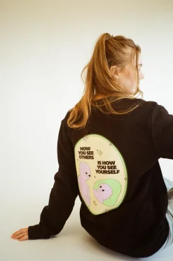 Pleasure Paradox 'How You See Yourself' Sweater - Black