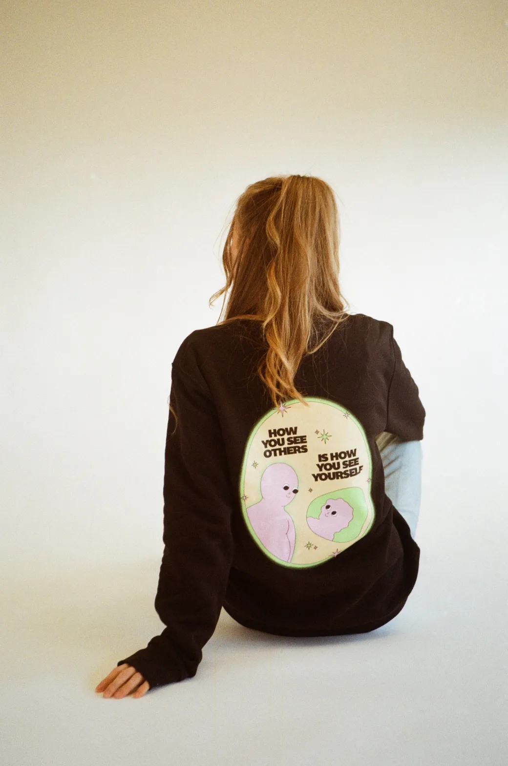 Pleasure Paradox 'How You See Yourself' Sweater - Black