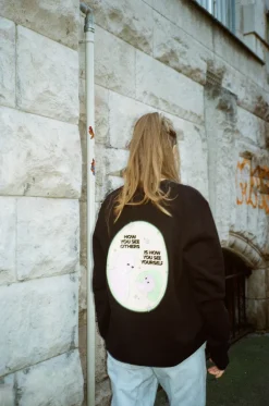 Pleasure Paradox 'How You See Yourself' Sweater - Black