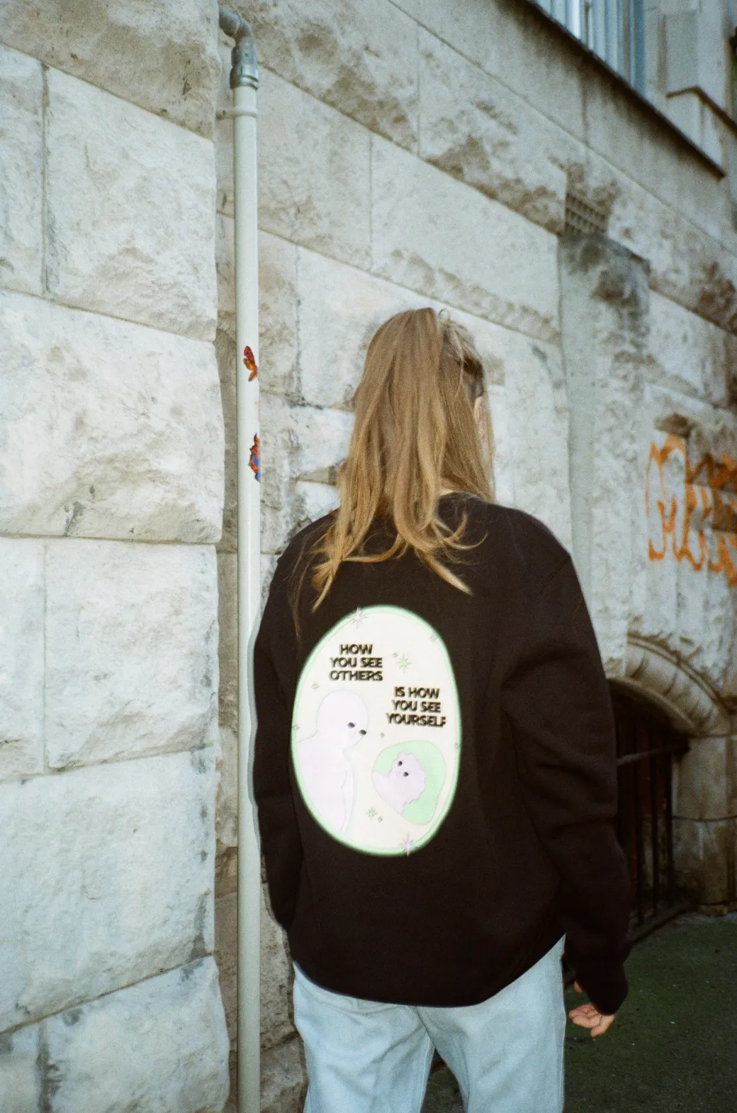 Pleasure Paradox 'How You See Yourself' Sweater - Black