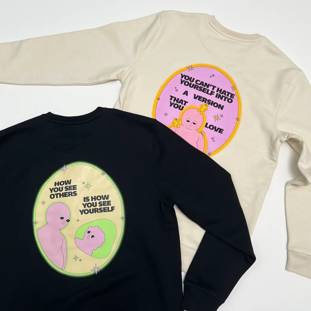 Pleasure Paradox 'How You See Yourself' Sweater - Black