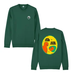 Pleasure Paradox 'How You See Yourself' Sweater - Bottle Green