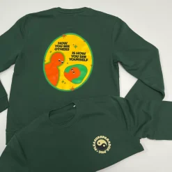 Pleasure Paradox 'How You See Yourself' Sweater - Bottle Green