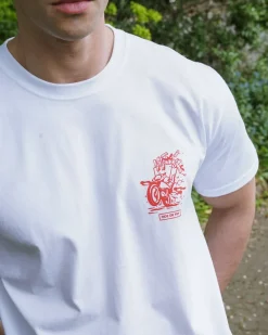 Pomme Frite 'Ride Or Fry' Tee - White