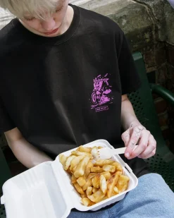 Pomme Frite 'Ride Or Fry' Tee - Black