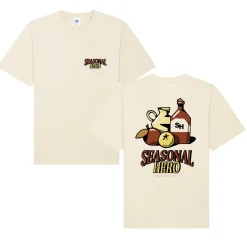 Seasonal Hero 'Coctel Style' Tee - Natural
