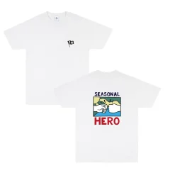 Seasonal Hero 'Flagship' Tee - White