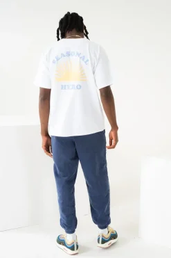 Seasonal Hero 'Morning Sun' Tee - White