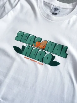 Seasonal Hero 'Oranges' Tee - White