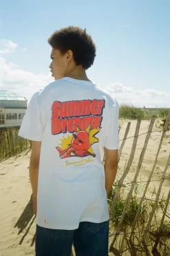 Seasonal Hero 'Summer Dreams' Tee - White