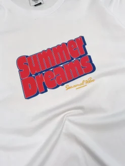 Seasonal Hero 'Summer Dreams' Tee - White