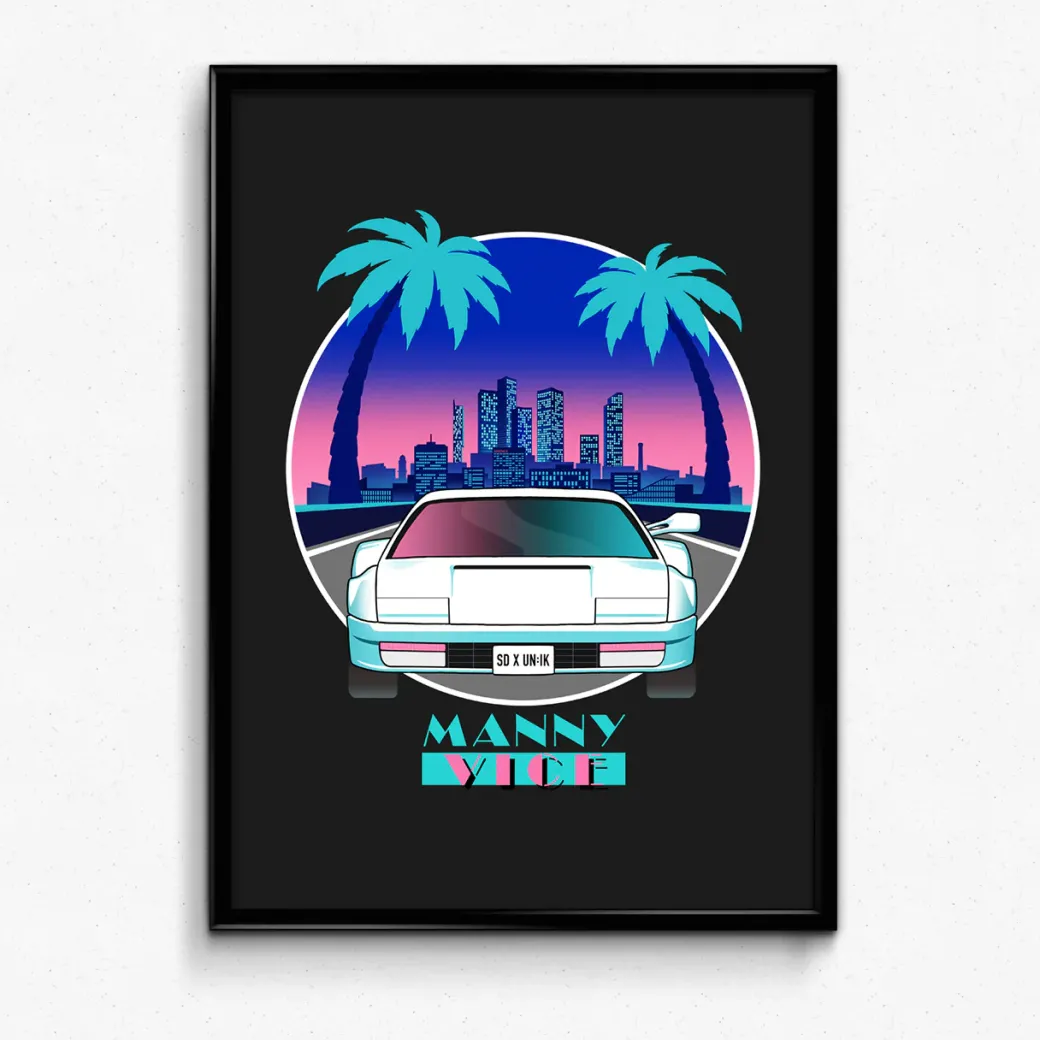 Shindigger X UN:IK 'Manny Vice' Print