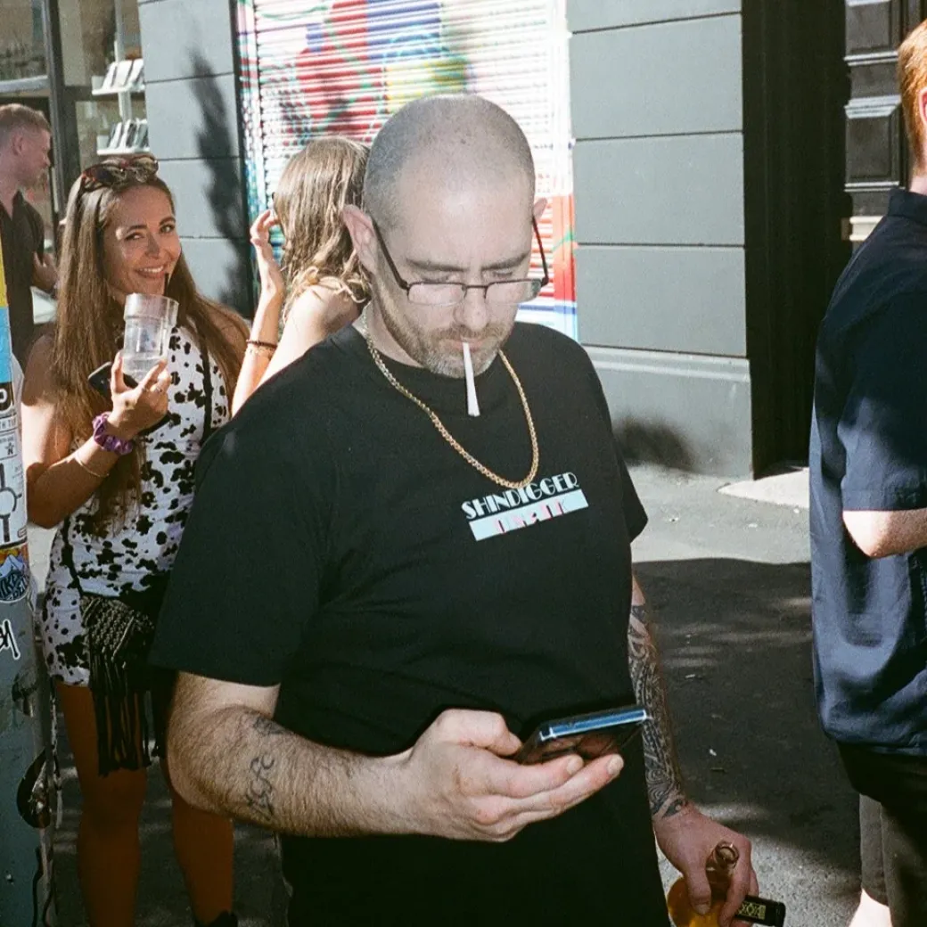 Shindigger X UN:IK 'Manny Vice' Tee - Black