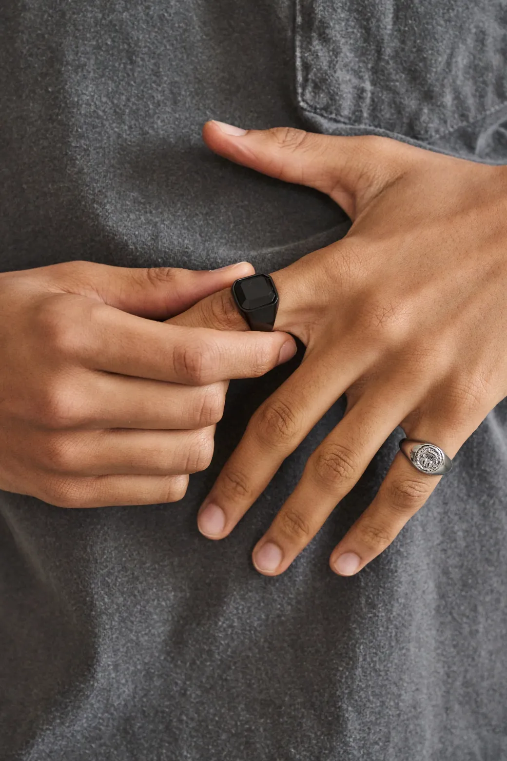 Stone Ring - Black
